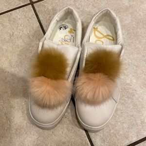 Sam Edelman Sneakers with Fur sz 9.5